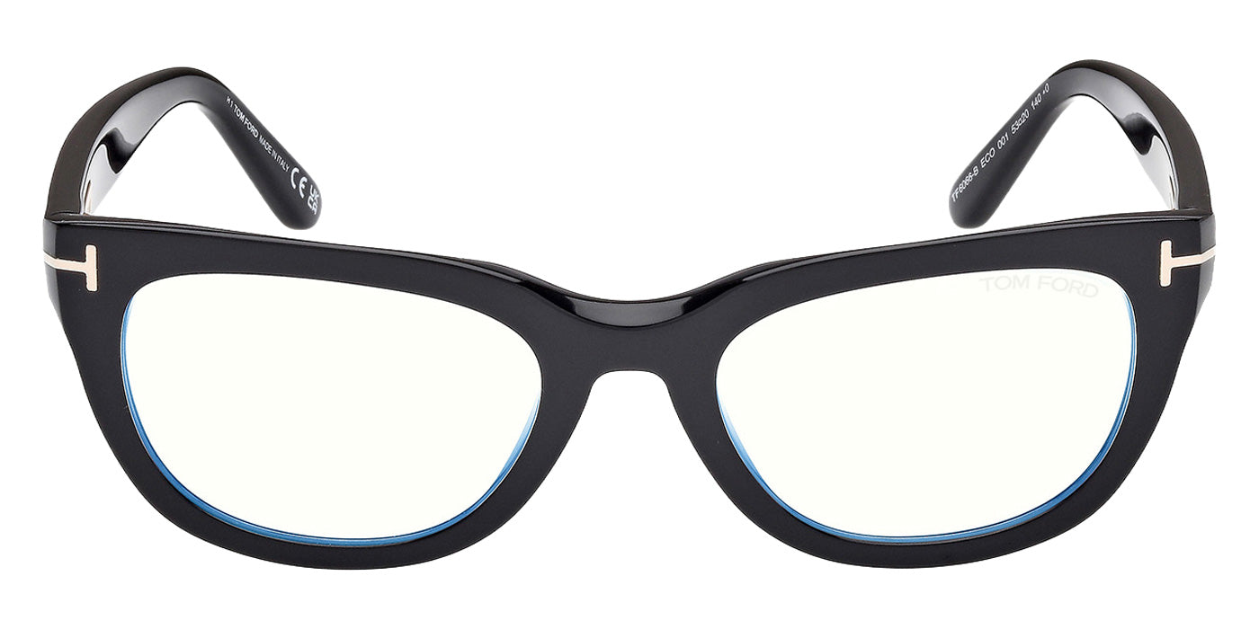 Tom Ford FT6066-B 001 53 - Shiny Black / Blue Filter #id:ft6066b001_s:100100