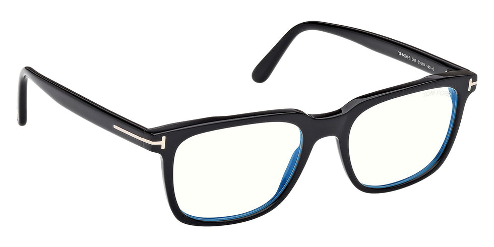 Tom Ford FT6080-B 001 55 - Shiny Black / Blue Filter #id:ft6080b001_s:100135