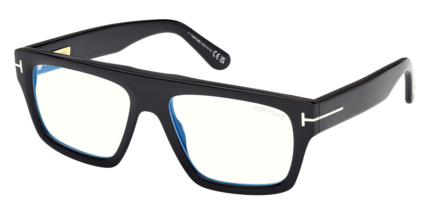 Tom Ford FT6084-B 001 56 - Shiny Black / Blue Filter #id:ft6084b001_s:100105