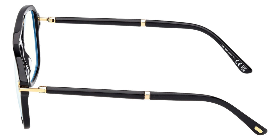 Tom Ford FT6086-B 001 54 - Shiny Black / Blue Filter #id:ft6086b001_s:100110