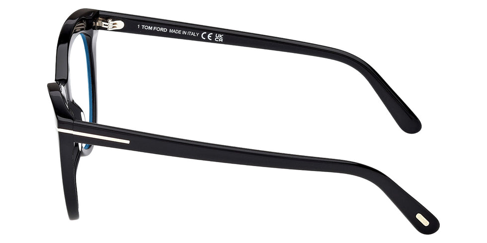 Tom Ford FT6091-B 001 53 - Shiny Black / Blue Filter #id:ft6091b001_s:100110