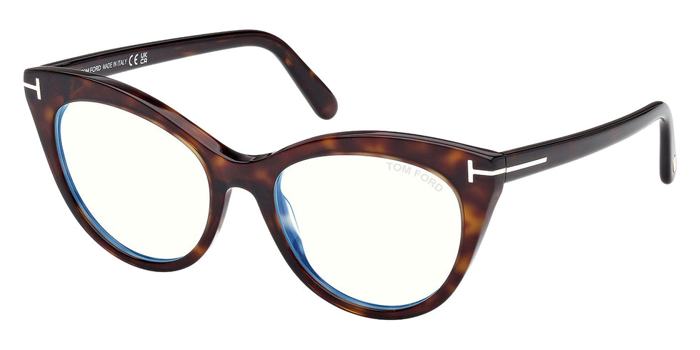 Tom Ford FT6091-B 052 53 - Dark Havana / Blue Filter #id:ft6091b052_s:102105