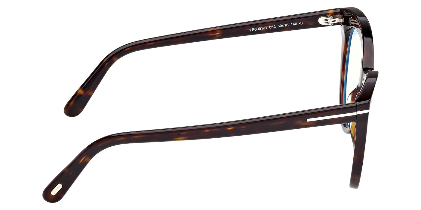 Tom Ford FT6091-B 052 53 - Dark Havana / Blue Filter #id:ft6091b052_s:102130
