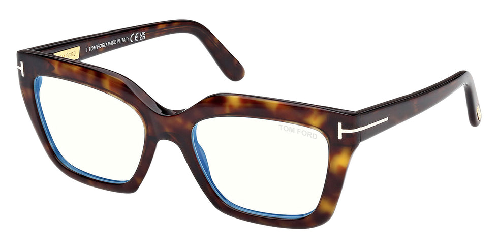 Tom Ford FT6093-B 052 53 - Dark Havana / Blue Filter #id:ft6093b052_s:102105