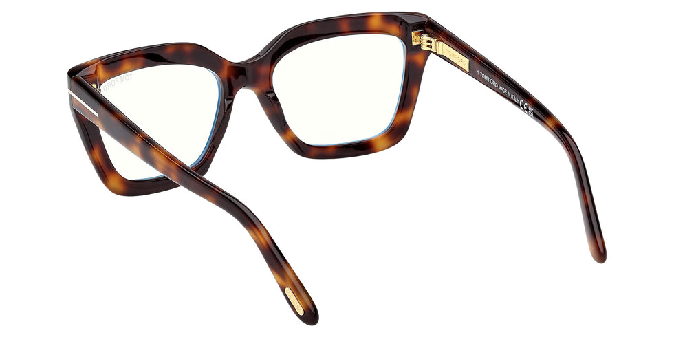 Tom Ford FT6093-B 053 53 - Blonde Havana / Blue Filter 053 #id:ft6093b053_s:100115
