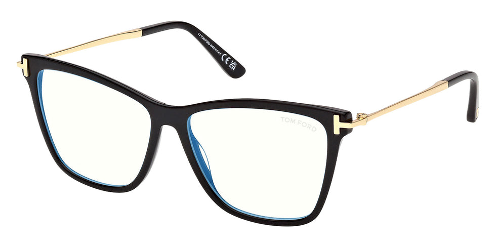 Tom Ford FT6097-B 001 53 - Shiny Black / Blue Filter #id:ft6097b001_s:100105