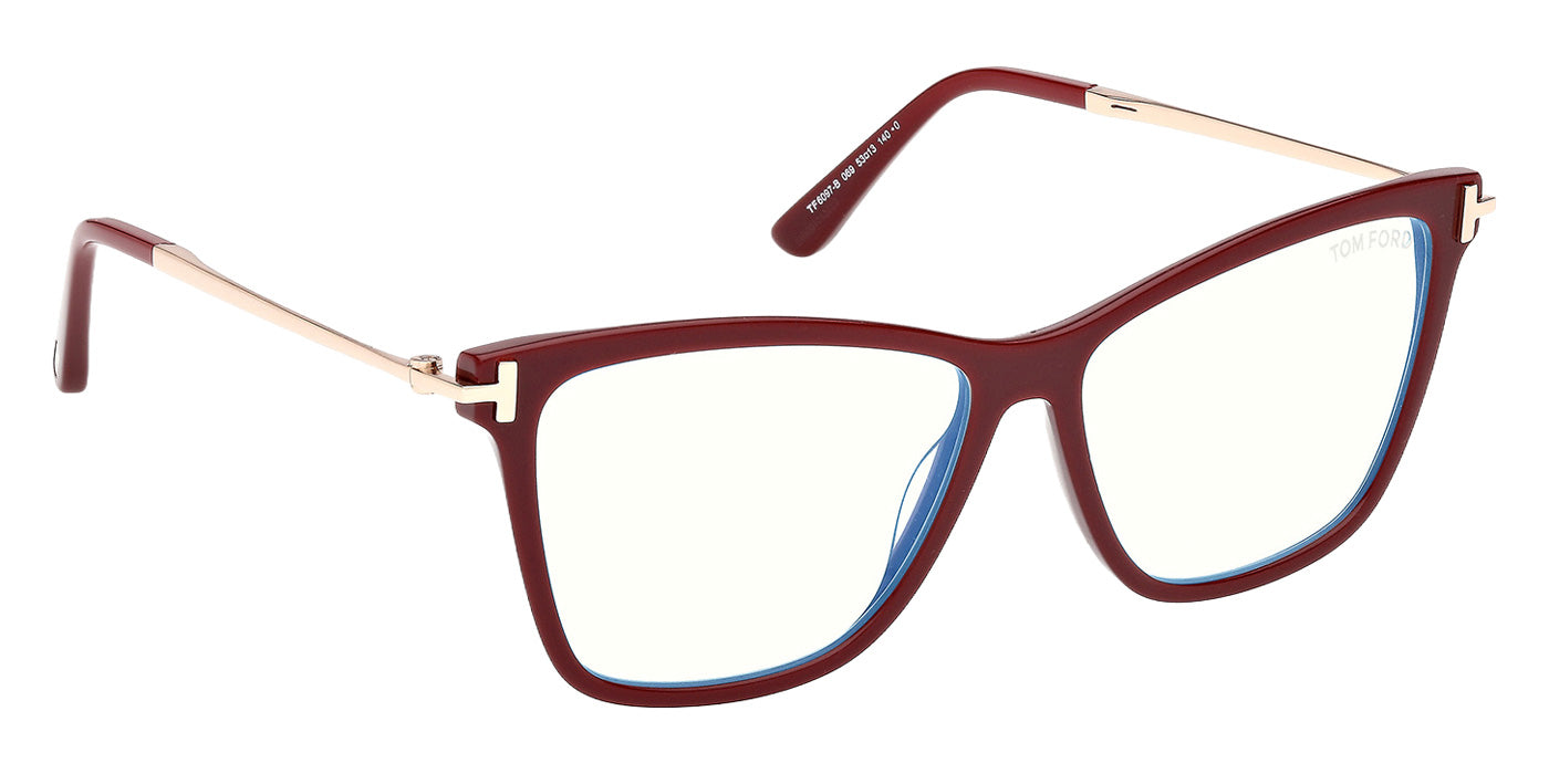 Tom Ford FT6097-B 069 53 - Shiny Bordeaux / Blue Filter #id:ft6097b069_s:106135