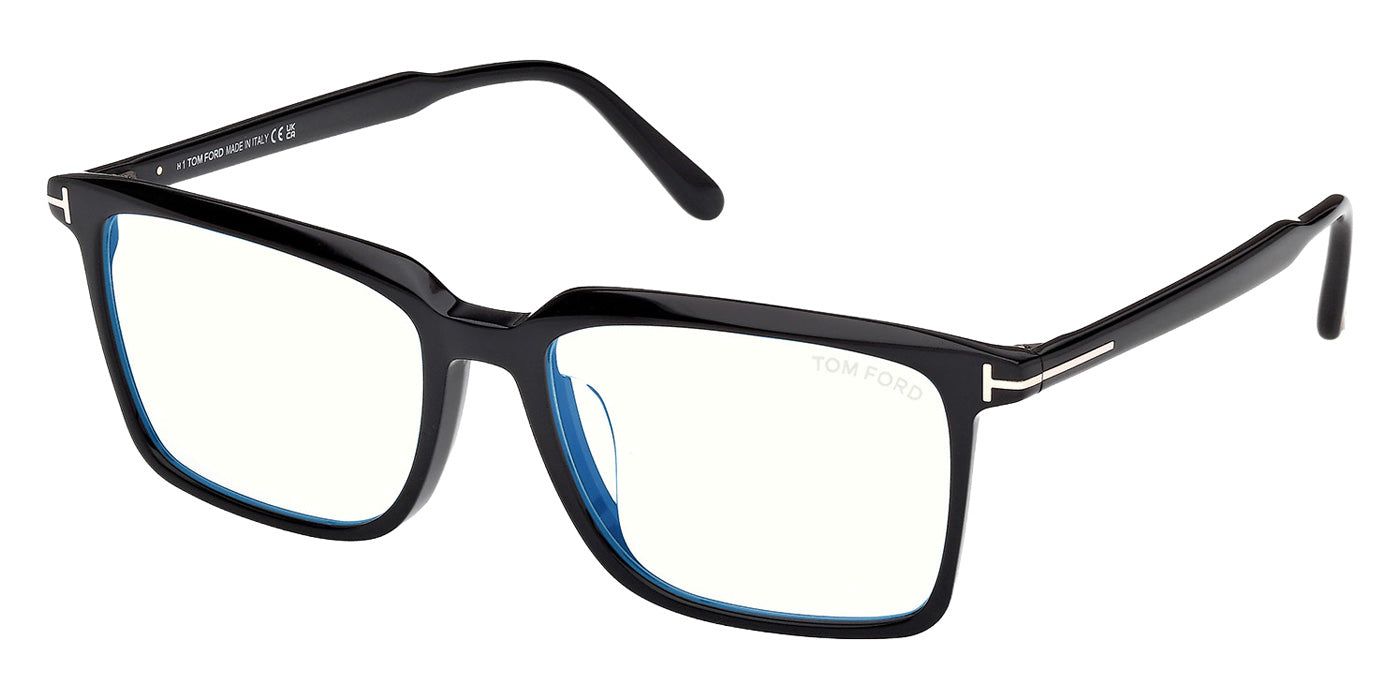 Tom Ford FT6100-D-B 001 56 - Shiny Black / Blue Filter #id:ft6100db001_s:100105