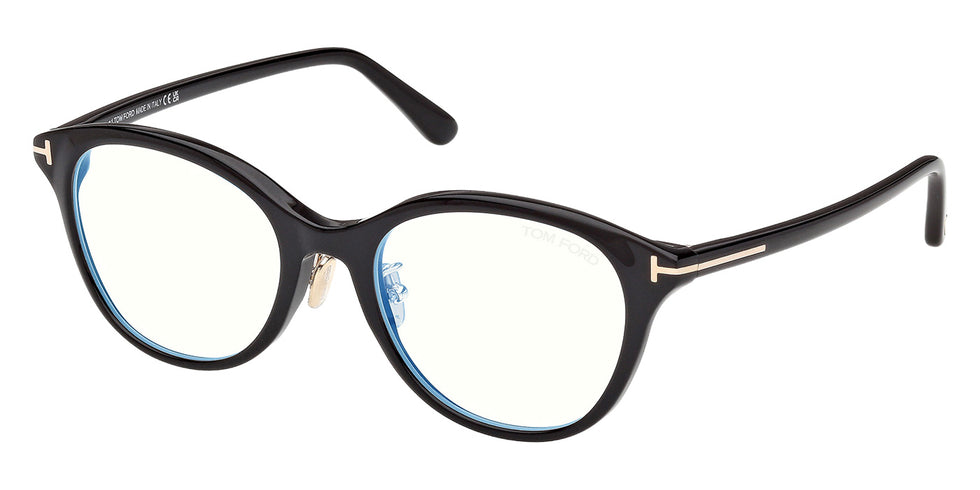 Tom Ford FT6102-D-B 001 52 - Shiny Black / Blue Filter #id:ft6102db001_s:100105