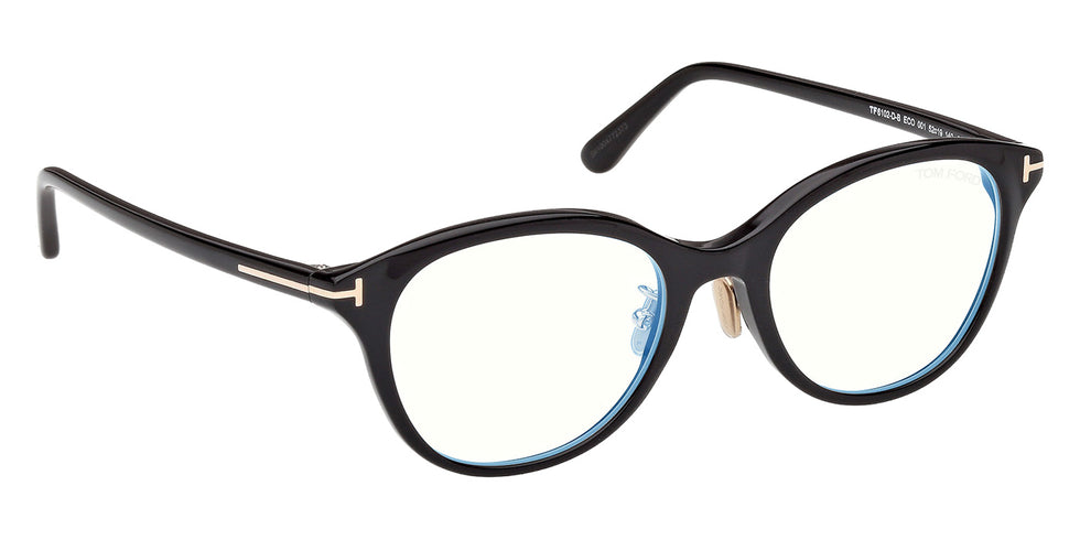 Tom Ford FT6102-D-B 001 52 - Shiny Black / Blue Filter #id:ft6102db001_s:100135