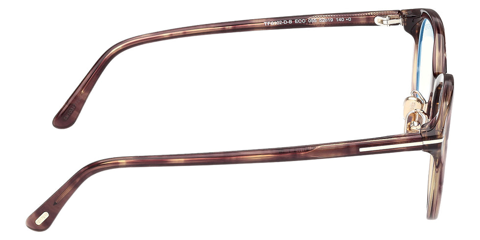 Tom Ford FT6102-D-B 055 52 - Colored Havana / Blue Filter #id:ft6102db055_s:104130