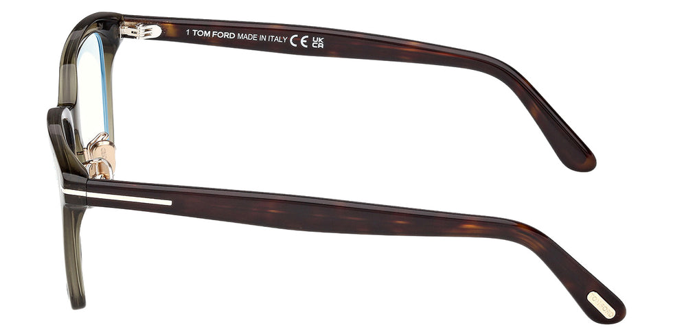 Tom Ford FT6103-D-B 096 53 - Shiny Dark Green / Blue Filter #id:ft6103db096_s:104110