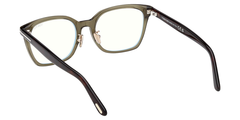 Tom Ford FT6103-D-B 096 53 - Shiny Dark Green / Blue Filter #id:ft6103db096_s:104115