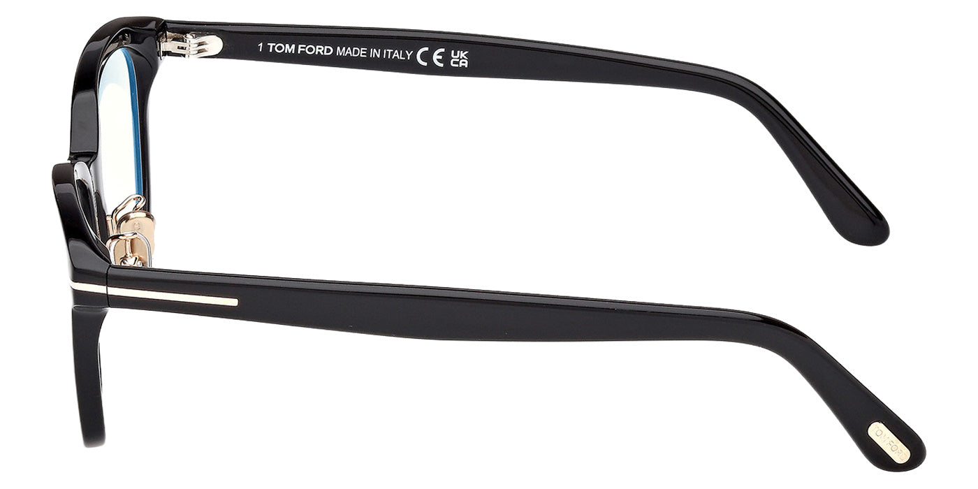 Tom Ford FT6104-D-B 001 52 - Shiny Black / Blue Filter #id:ft6104db001_s:100110