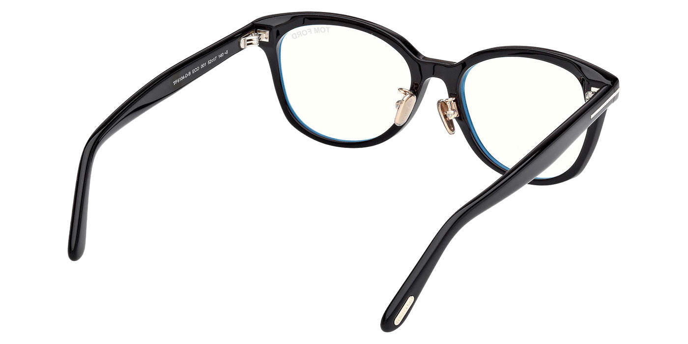Tom Ford FT6104-D-B 001 52 - Shiny Black / Blue Filter #id:ft6104db001_s:100125