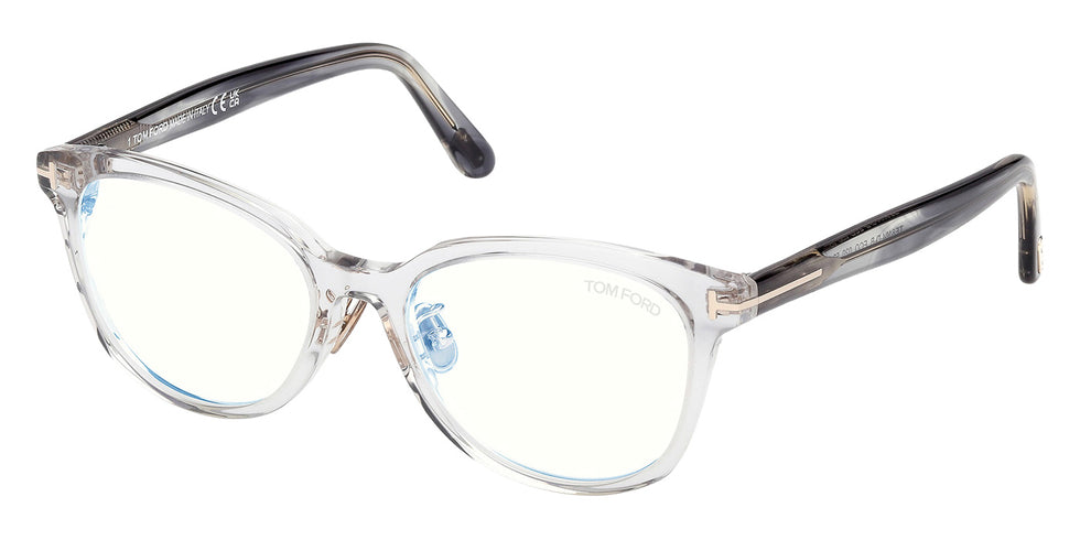 Tom Ford FT6104-D-B 020 52 - Shiny Gray / Blue Filter #id:ft6104db020_s:102105