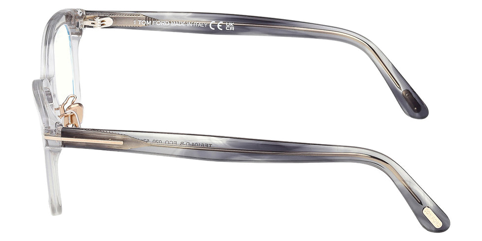 Tom Ford FT6104-D-B 020 52 - Shiny Gray / Blue Filter #id:ft6104db020_s:102110