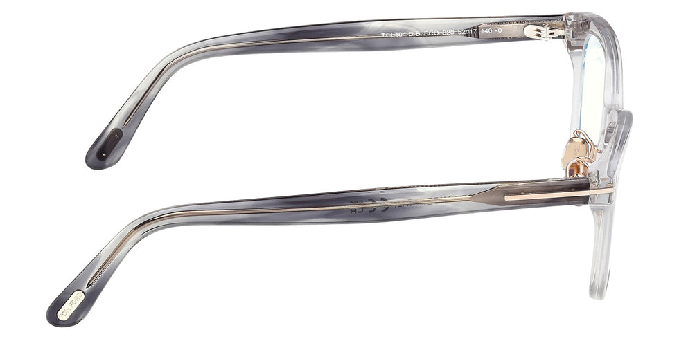 Tom Ford FT6104-D-B 020 52 - Shiny Gray / Blue Filter #id:ft6104db020_s:102130