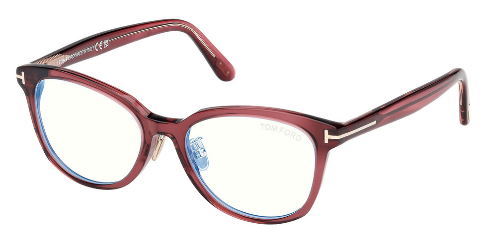 Tom Ford FT6104-D-B 069 52 - Shiny Bordeaux / Blue Filter #id:ft6104db069_s:104105