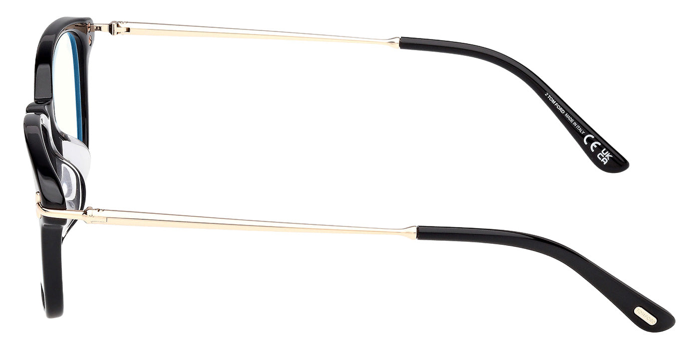 Tom Ford FT6105-D-B 001 54 - Shiny Black / Blue Filter #id:ft6105db001_s:100110