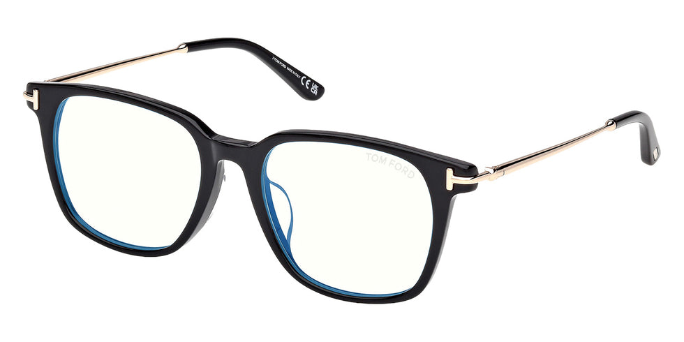 Tom Ford FT6106-D-B 001 53 - Shiny Black / Blue Filter #id:ft6106db001_s:100105