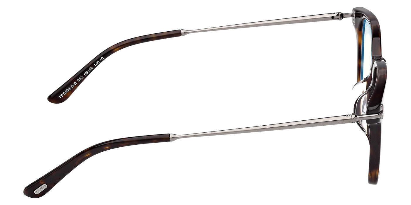 Tom Ford FT6106-D-B 052 53 - Dark Havana / Blue Filter #id:ft6106db052_s:102130