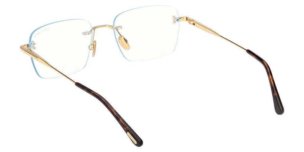 Tom Ford FT6117-B 030 54 - Shiny Deep Gold / Blue Filter 030 #id:ft6117b030_s:100115