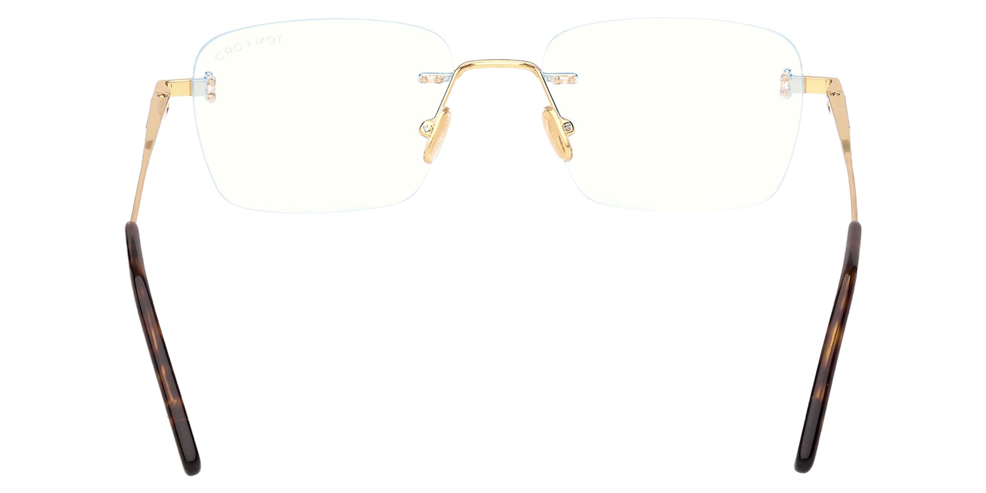 Tom Ford FT6117-B 030 54 - Shiny Deep Gold / Blue Filter 030 #id:ft6117b030_s:100120