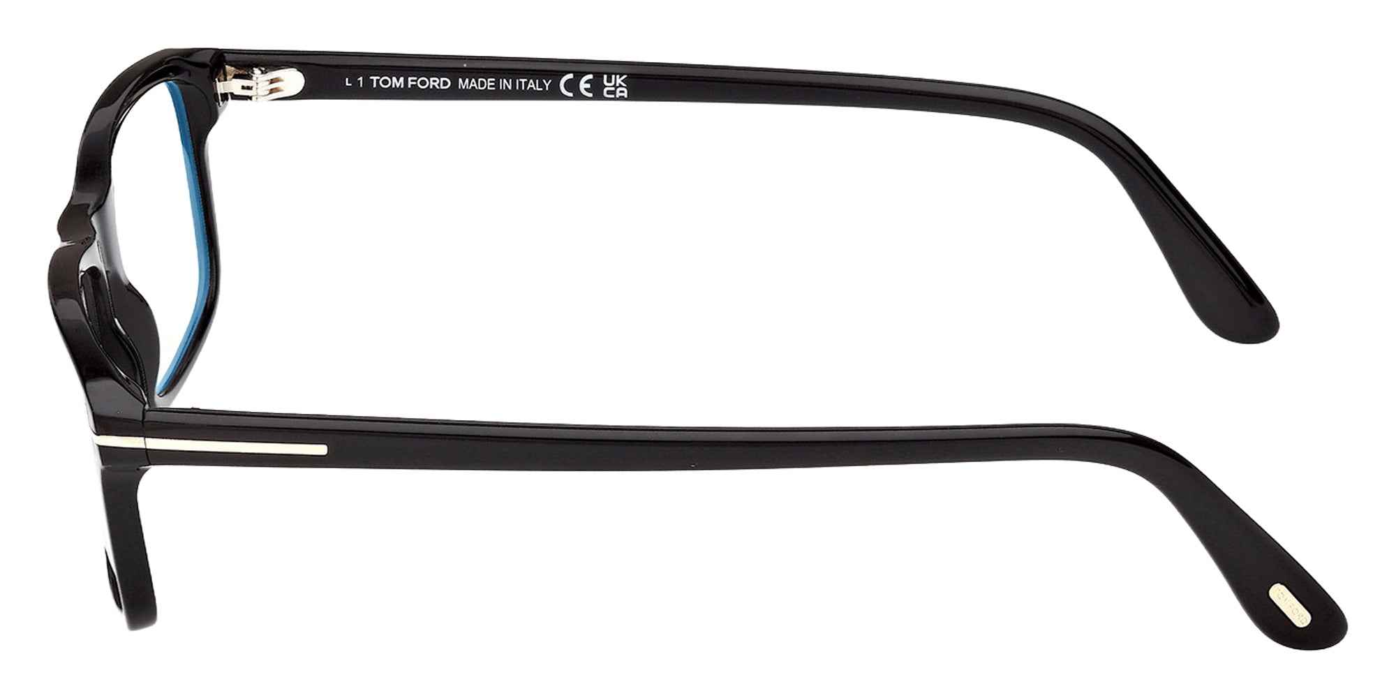 Tom Ford FT6119-B 001 53 - Shiny Black / Blue Filter 001 #id:ft6119b001_s:100110