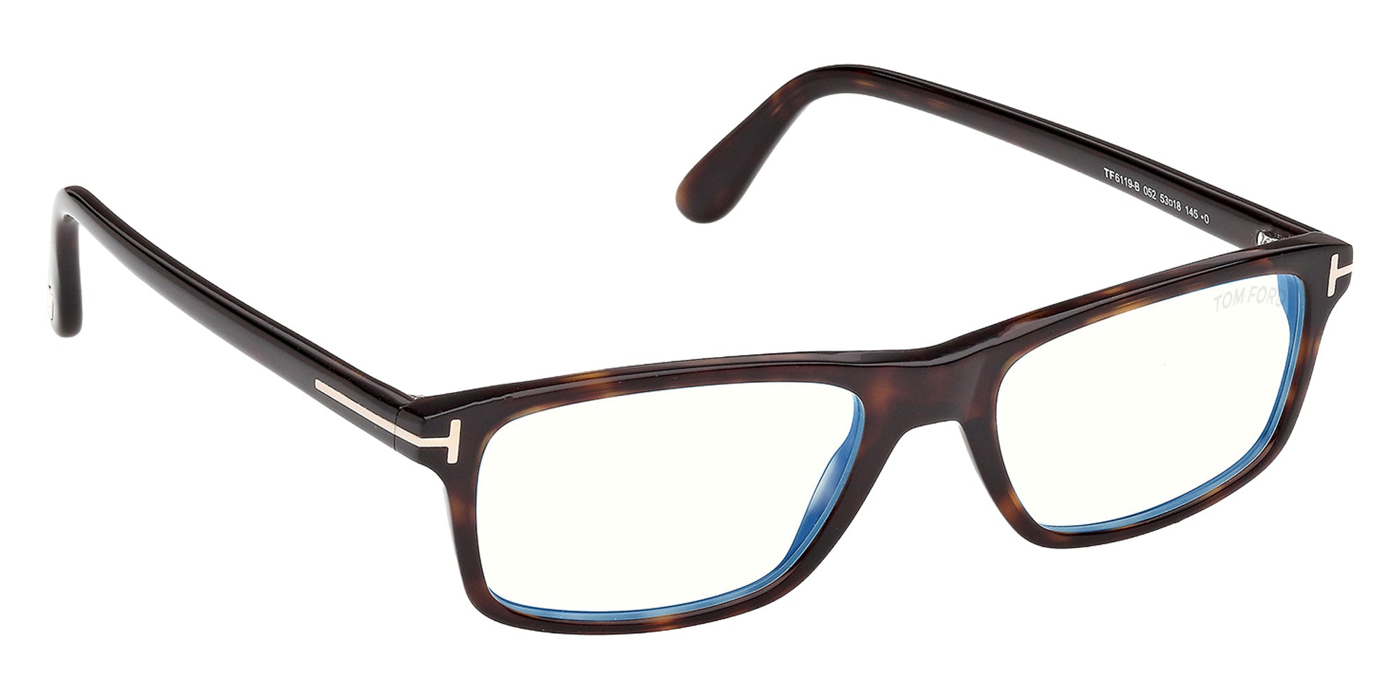 Tom Ford FT6119-B 052 55 - Dark Havana / Blue Filter 052 #id:ft6119b052_s:102135
