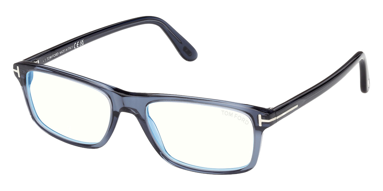Tom Ford FT6119-B 090 55 - Shiny Blue / Blue Filter #id:ft6119b090_s:100105