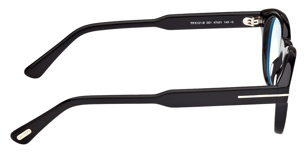 Tom Ford FT6121-B 001 47 - Shiny Black / Blue Filter 001 #id:ft6121b001_s:100130