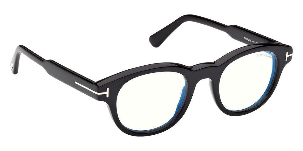 Tom Ford FT6121-B 001 47 - Shiny Black / Blue Filter 001 #id:ft6121b001_s:100135
