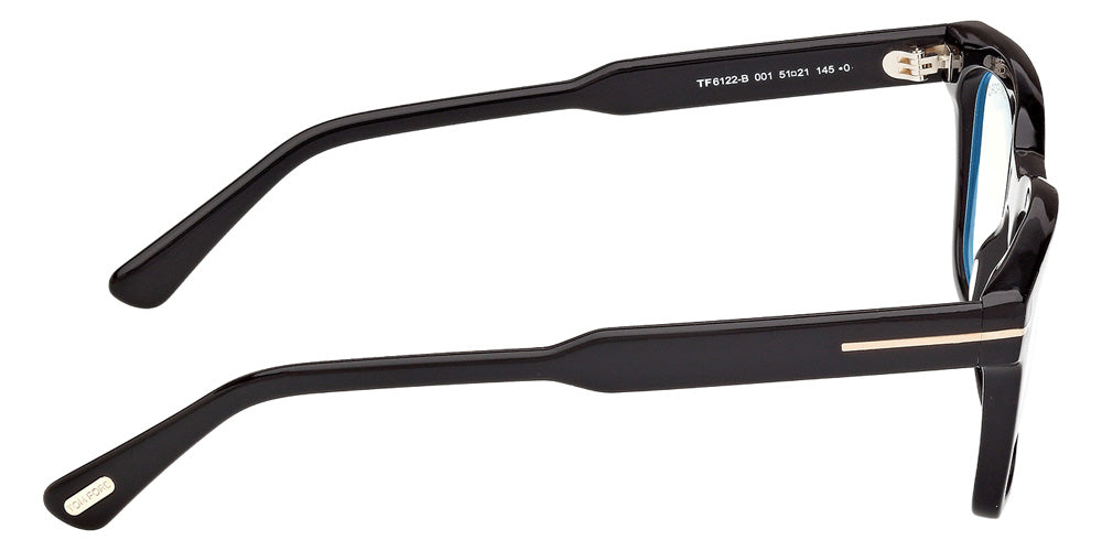 Tom Ford FT6122-B 001 51 - Shiny Black / Blue Filter #id:ft6122b001_s:100130
