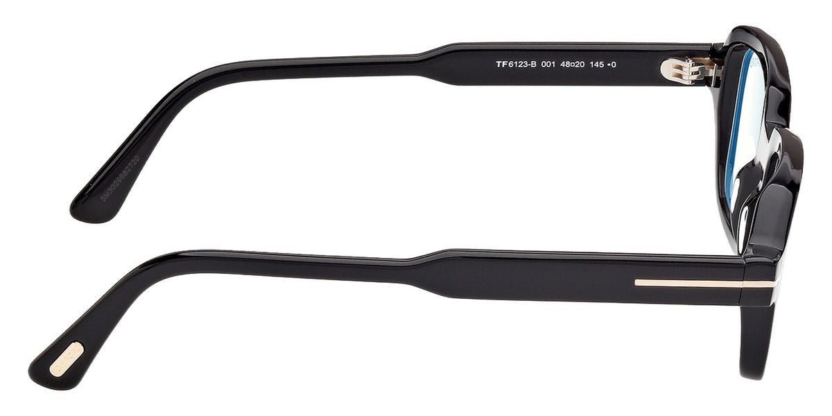 Tom Ford FT6123-B 001 48 - Shiny Black / Blue Filter #id:ft6123b001_s:100130
