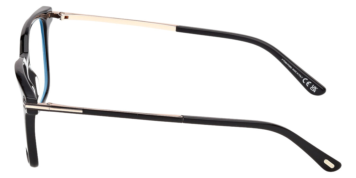 Tom Ford FT6124-B 001 53 - Shiny Black / Blue Filter #id:ft6124b001_s:100110