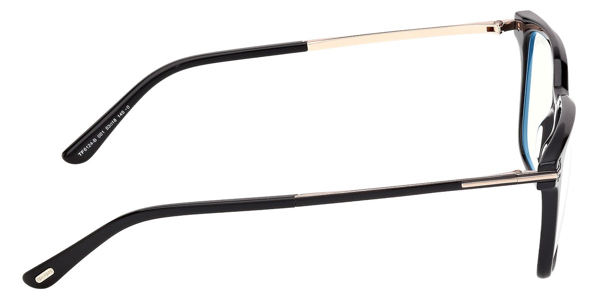 Tom Ford FT6124-B 001 53 - Shiny Black / Blue Filter #id:ft6124b001_s:100130