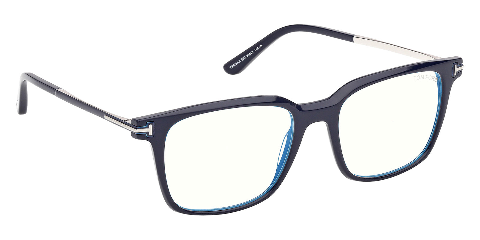 Tom Ford FT6124-B 090 53 - Shiny Blue / Blue Filter #id:ft6124b090_s:102135