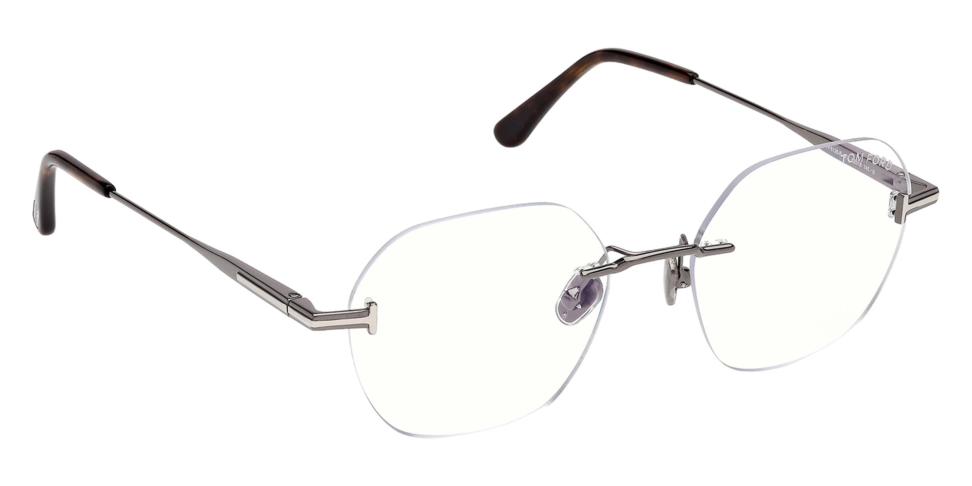 Tom Ford FT6126-B 008 52 - Shiny Gunmetal / Blue Filter 008 #id:ft6126b008_s:100135