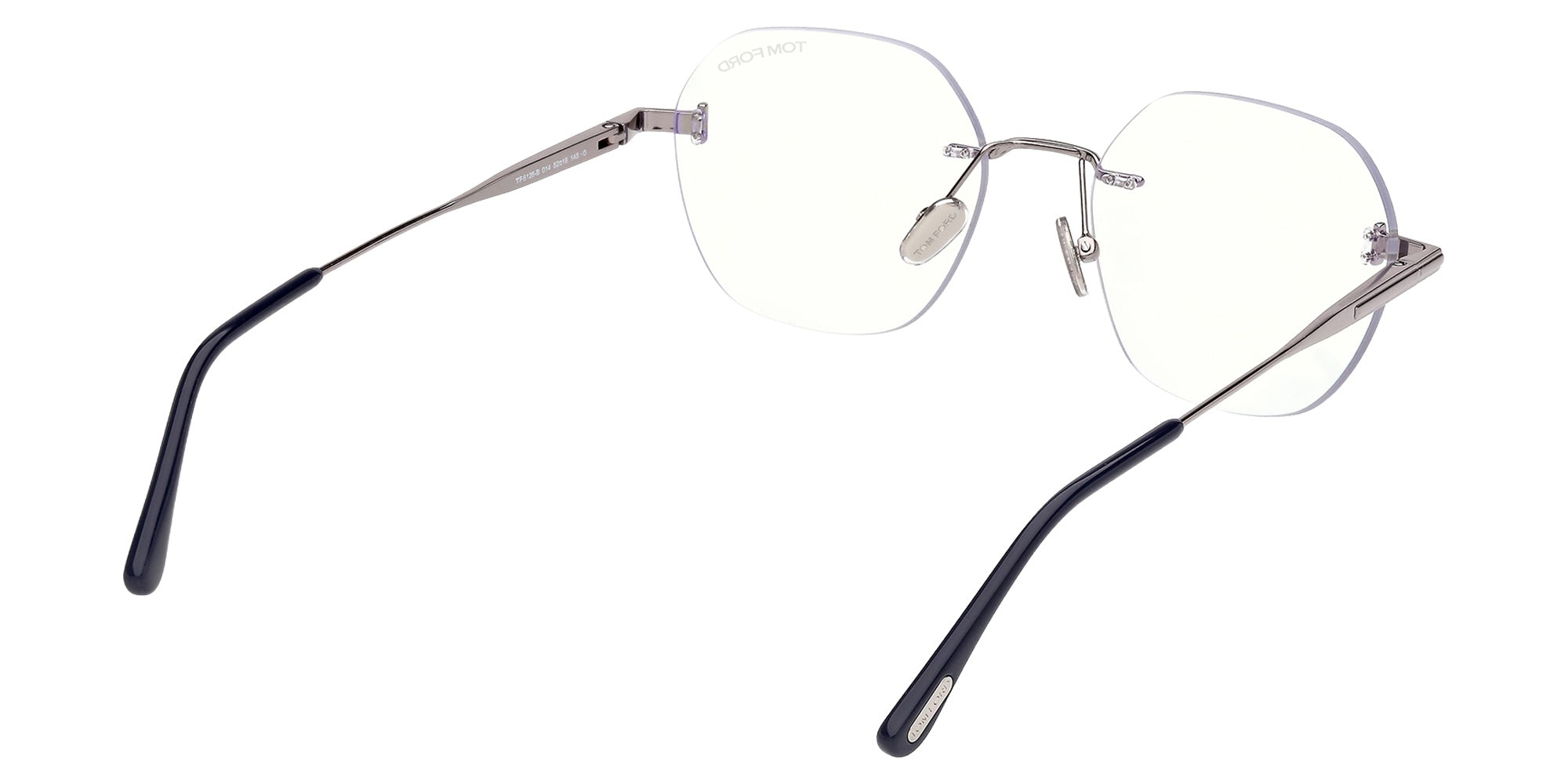 Tom Ford FT6126-B 014 52 - Shiny Light Ruthenium / Blue Filter 014 #id:ft6126b014_s:102125