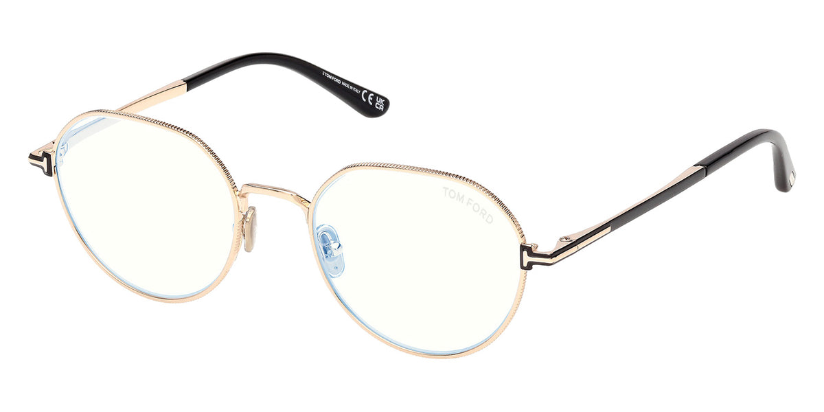 Tom Ford FT6127-B 028 51 - Shiny Rose Gold / Blue Filter #id:ft6127b028_s:100105
