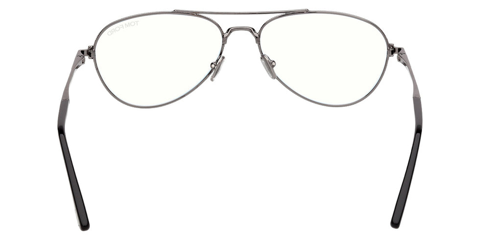 Tom Ford FT6128-B 008 56 - Shiny Gunmetal / Blue Filter #id:ft6128b008_s:100120