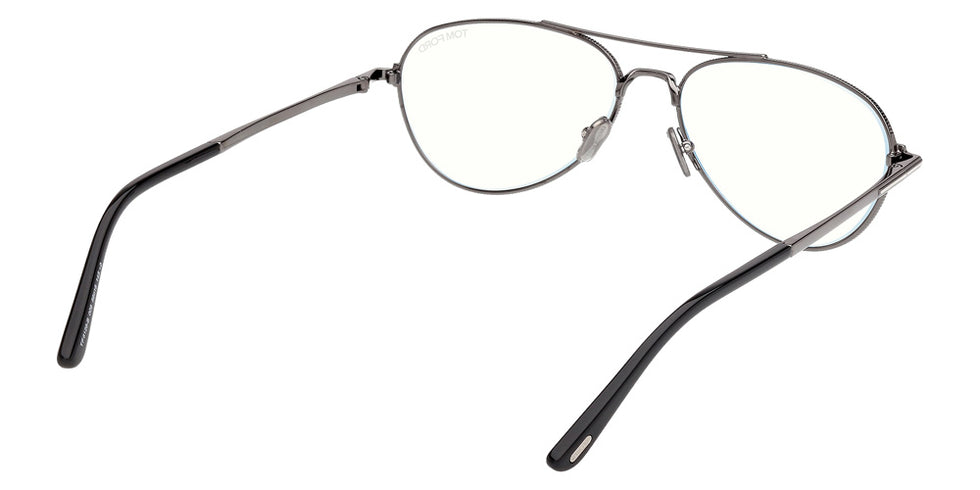 Tom Ford FT6128-B 008 56 - Shiny Gunmetal / Blue Filter #id:ft6128b008_s:100125