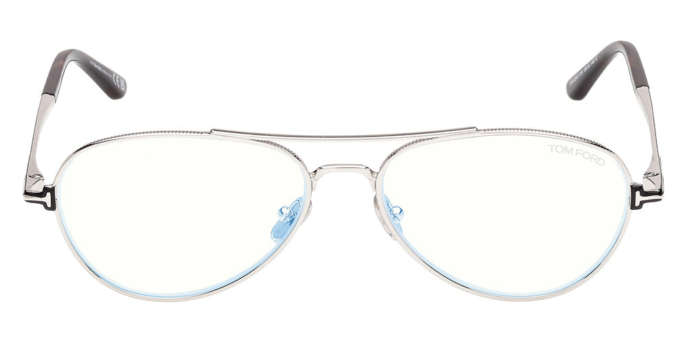 Tom Ford FT6128-B 016 56 - Shiny Palladium / Blue Filter #id:ft6128b016_s:102100