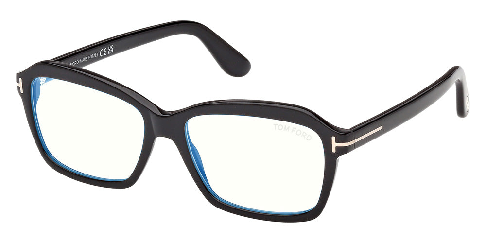 Tom Ford FT6129-B 001 54 - Shiny Black / Blue Filter #id:ft6129b001_s:100105