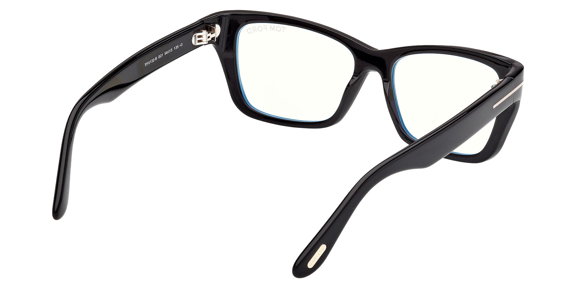 Tom Ford FT6132-B 001 54 - Shiny Black / Blue Filter 001 #id:ft6132b001_s:100125