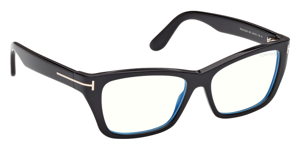 Tom Ford FT6132-B 001 54 - Shiny Black / Blue Filter 001 #id:ft6132b001_s:100135