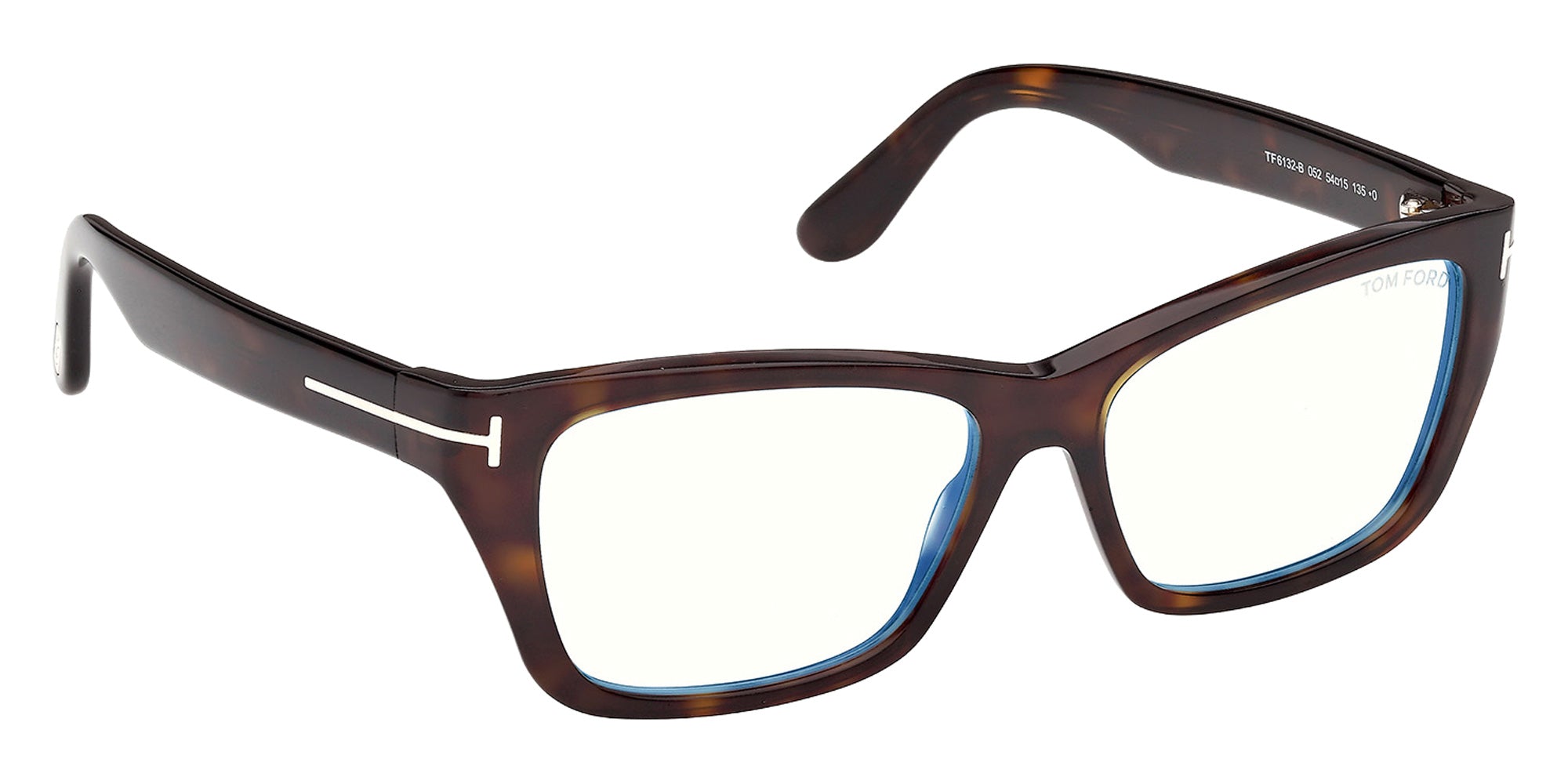 Tom Ford FT6132-B 052 54 - Dark Havana / Blue Filter 052 #id:ft6132b052_s:102135