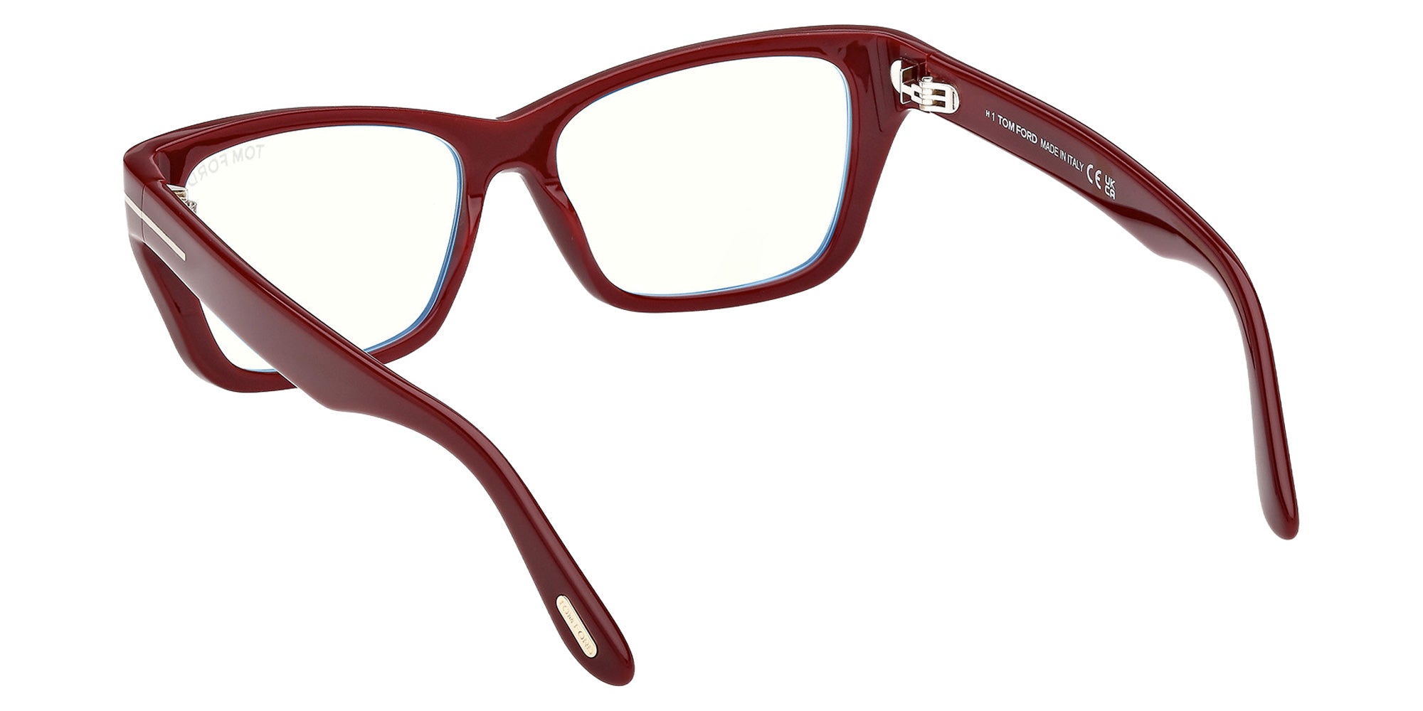 Tom Ford FT6132-B 069 54 - Shiny Bordeaux / Blue Filter 069 #id:ft6132b069_s:104115