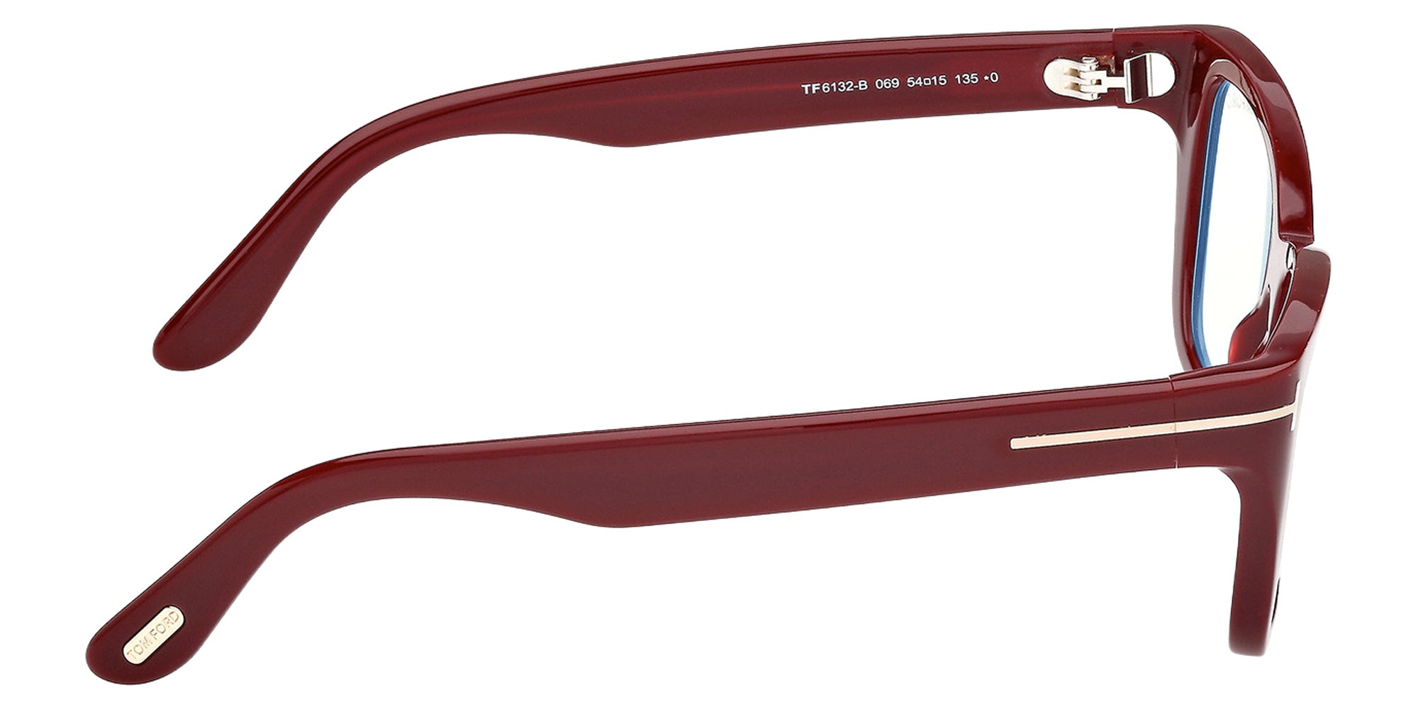 Tom Ford FT6132-B 069 54 - Shiny Bordeaux / Blue Filter 069 #id:ft6132b069_s:104130
